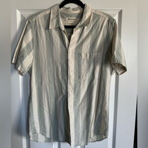 MADEWELL men’s button down in stripe.
